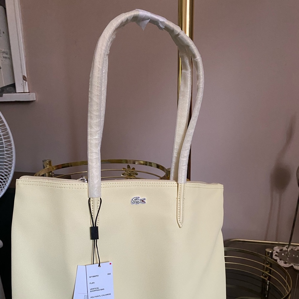 Lacoste vertical tote bag